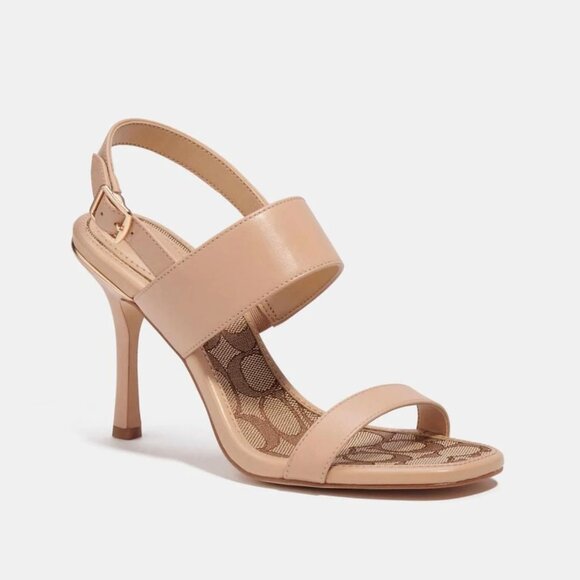 NIB Coach Rori Sandal Sz 6.5 in Beechwood - Picture 1 of 2